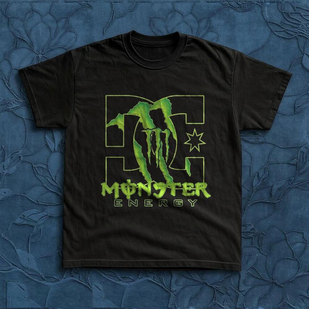 Black Monster Energy Design T-Shirt